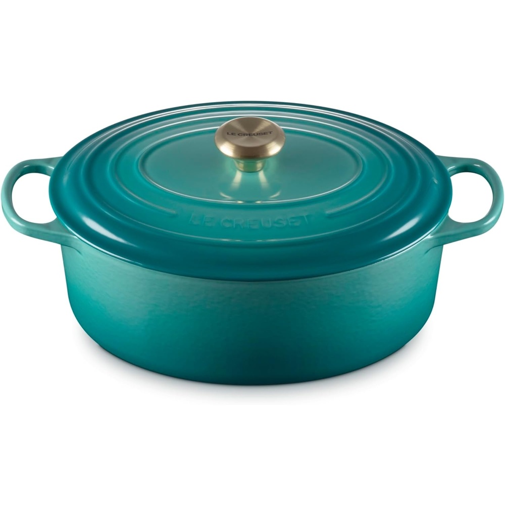 image:imageLe Creuset Enameled Cast Iron Signature Oval Dutch Oven 8 qt CeriseRiviera