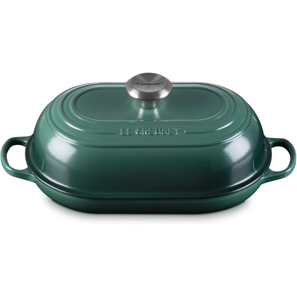 image:imageLe Creuset Enameled Cast Iron Signature Round Bread Oven 95 inch WhiteArtichaut