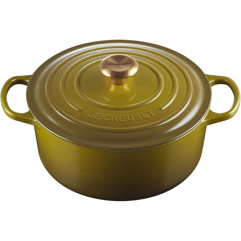 image:imageLe Creuset Enameled Cast Iron Signature Round Dutch Oven 725 qt CeriseOlive