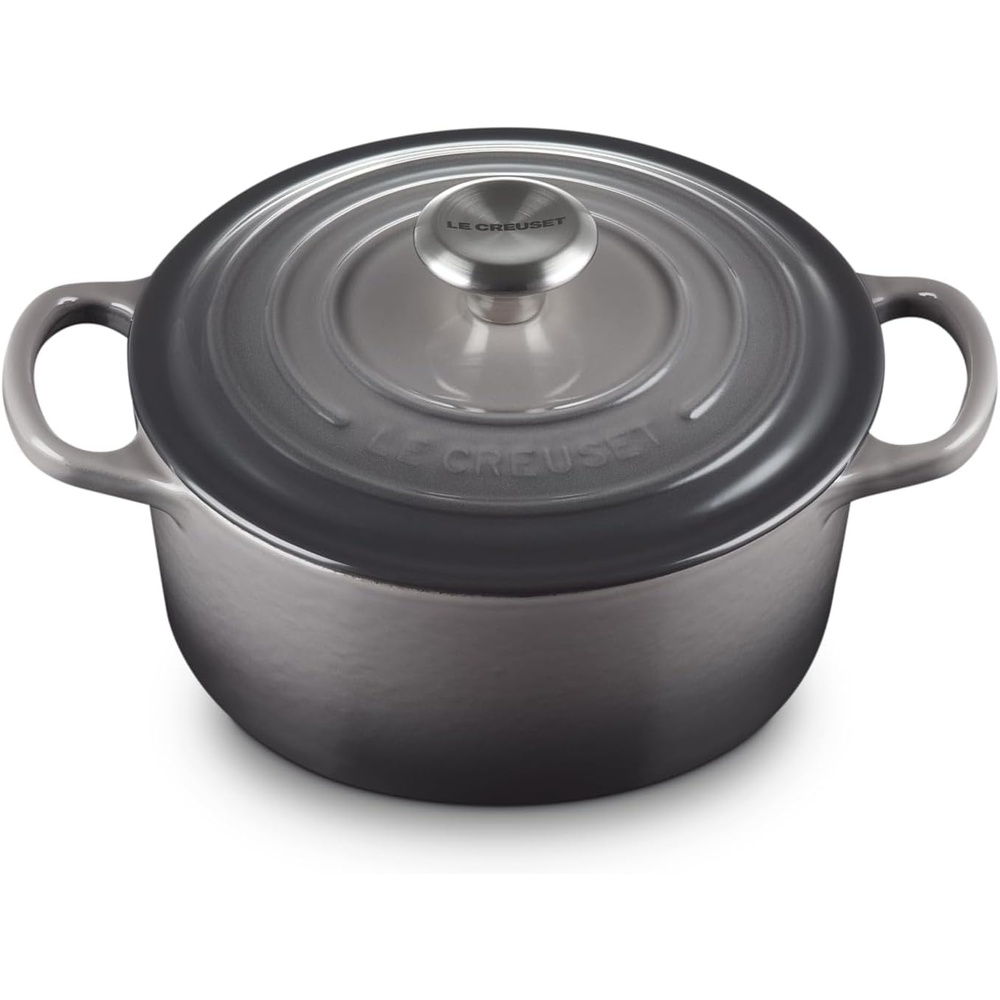 image:imageLe Creuset Enameled Cast Iron Signature Round Dutch Oven 725 qt CeriseOyster