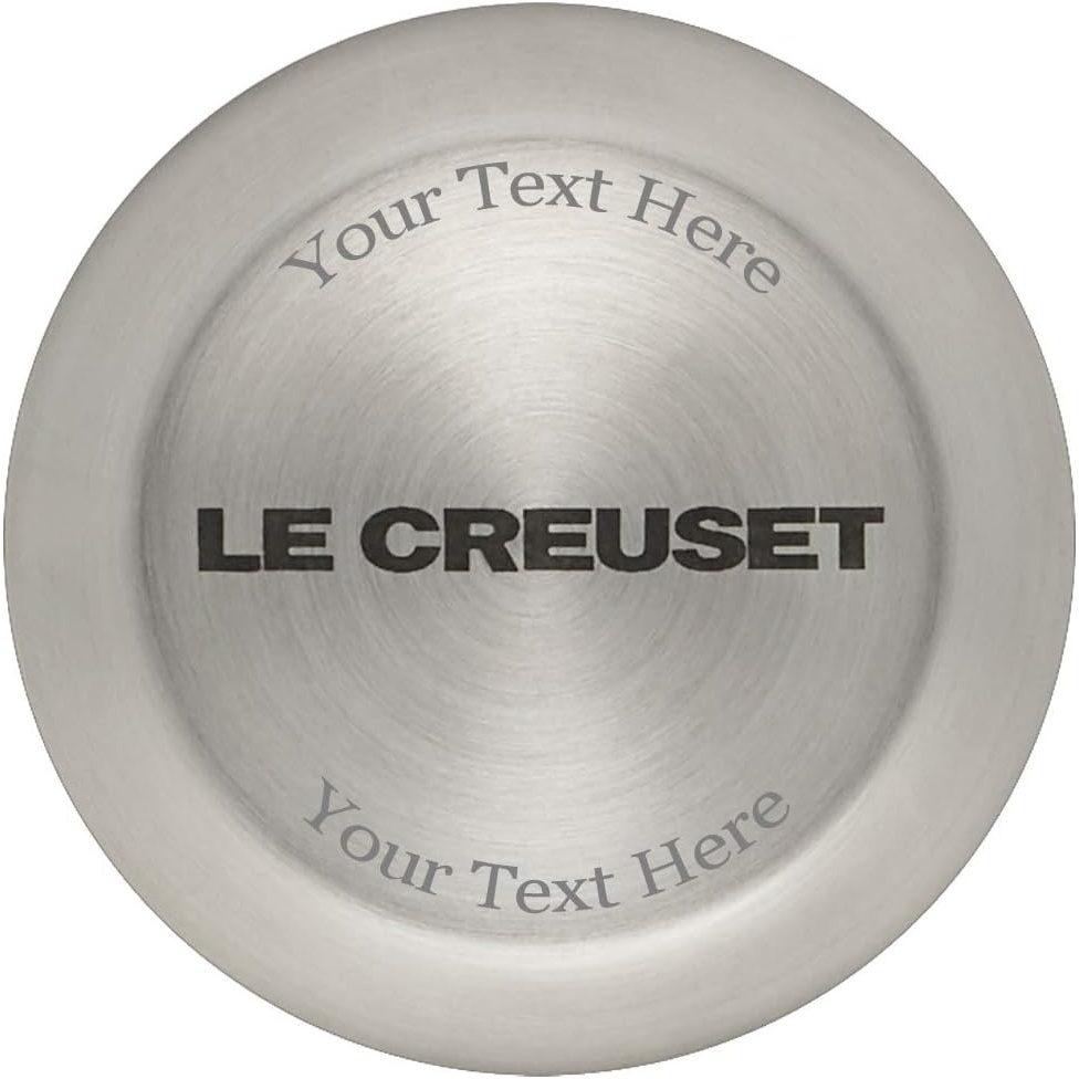 image:imageLe Creuset Enameled Cast Iron Signature Round Dutch Oven 725 qt Cerisew Engraved Knob