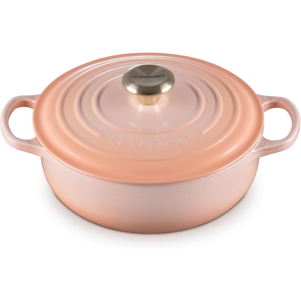 image:imageLe Creuset Enameled Cast Iron Signature Round Sauteuse 35qt PechePeche