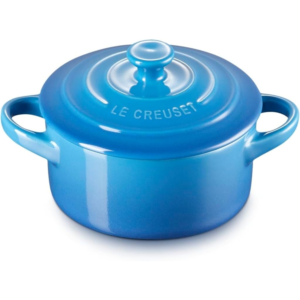 image:imageLe Creuset Stoneware Mini Round Cocotte 8 oz CaribbeanMarseille
