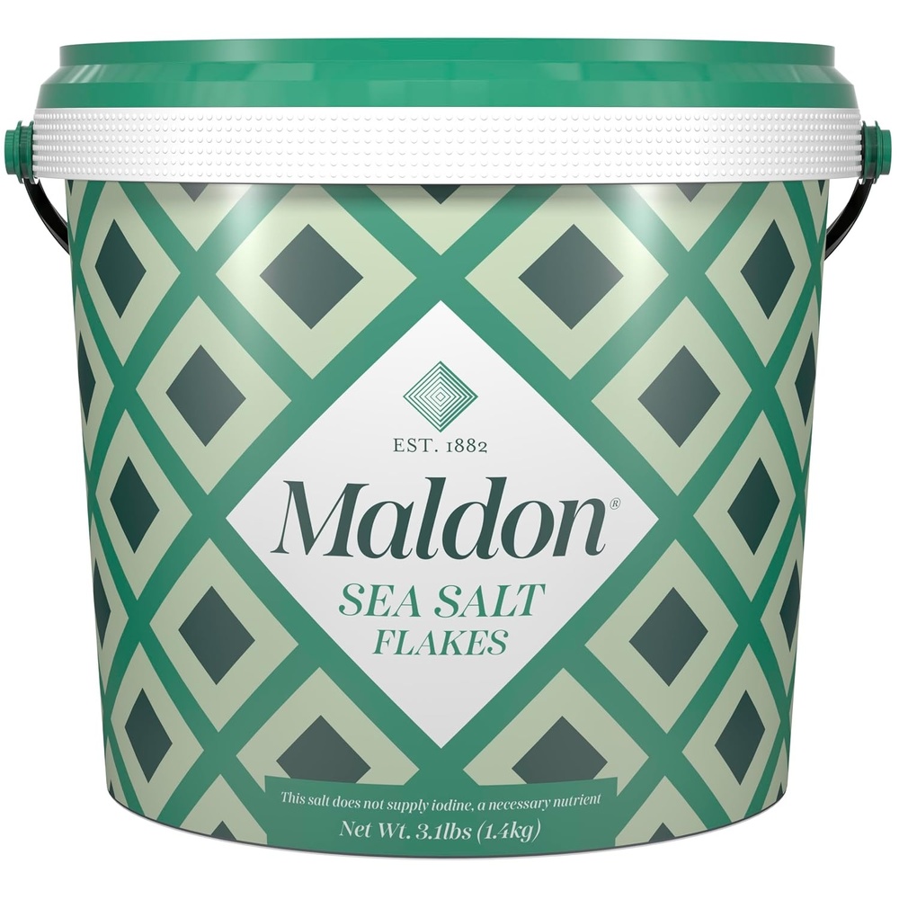 image:imageMaldon Salt Sea Salt Flakes 85 oz 240 g Kosher Natural Unique Gourmet Pyramid Shaped Salt Flakes Perfect for a Wide Range of Dishes HandHarvested for Four Generations Packaging May vary494 Ounce Pack of 1