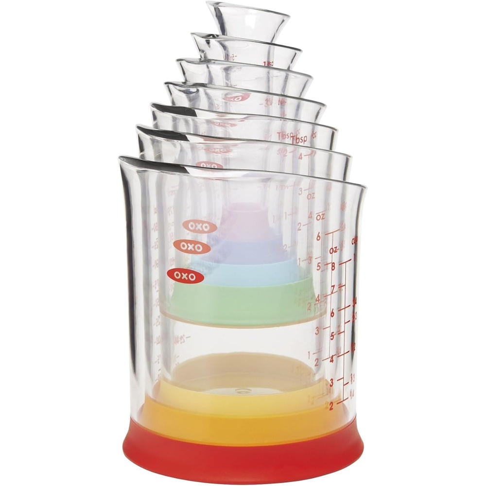 image:imageOXO Good Grips 7Piece Nesting Measuring Beaker Set Multicolored7Piece