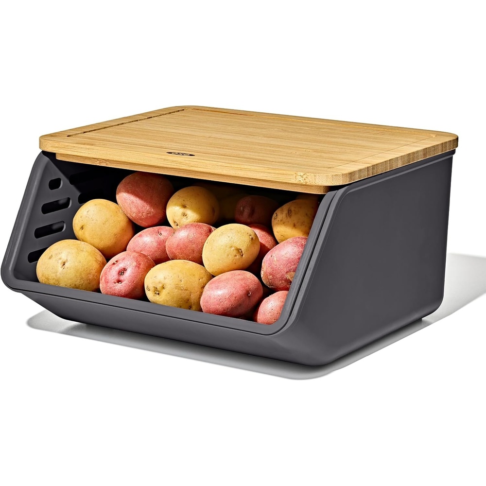 image:imageOXO Good Grips Produce Saver Long BinRoot Vegetable Bin