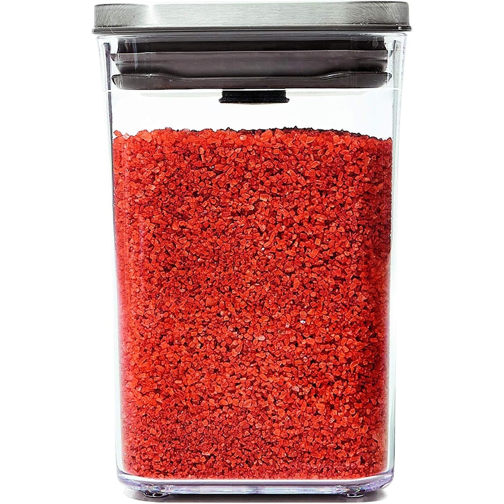 image:imageOXO Steel POP Container Big Medium Square 44 Qt for Flour Sugar and MoreGrey11 QT1 L