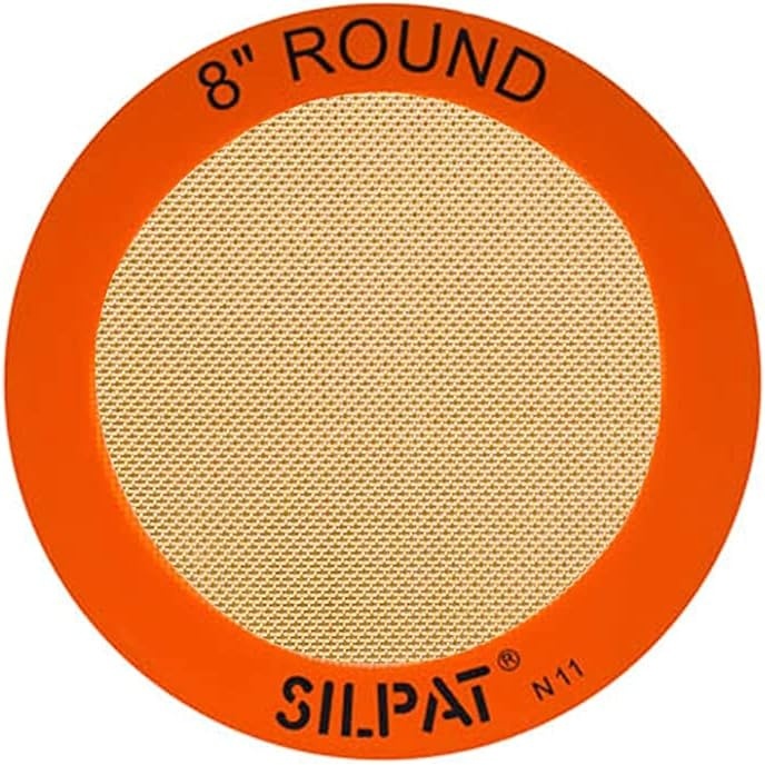 image:imageSilpat The Original Round Cake Liner NonStick Silicone Baking Mat 8 AH197018L x 8W