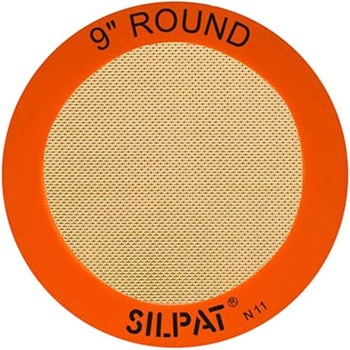image:imageSilpat The Original Round Cake Liner NonStick Silicone Baking Mat 8 AH197019L x 9W