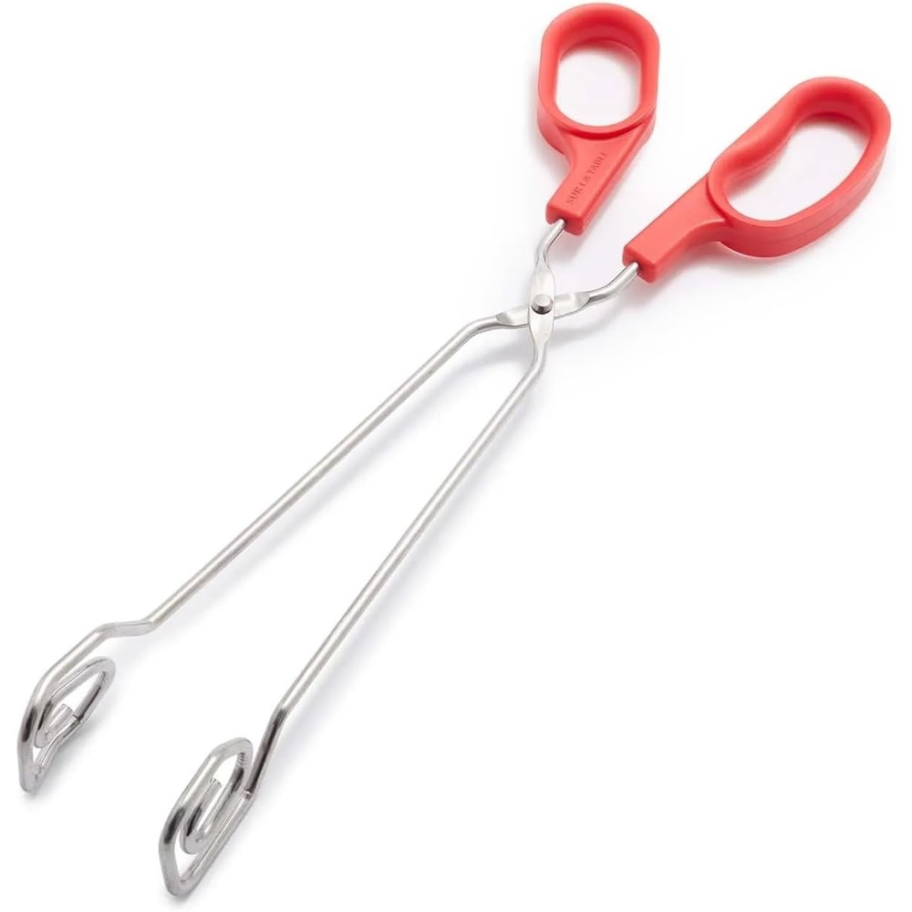 image:imageSur La Table 12 Scissor Tongs Red