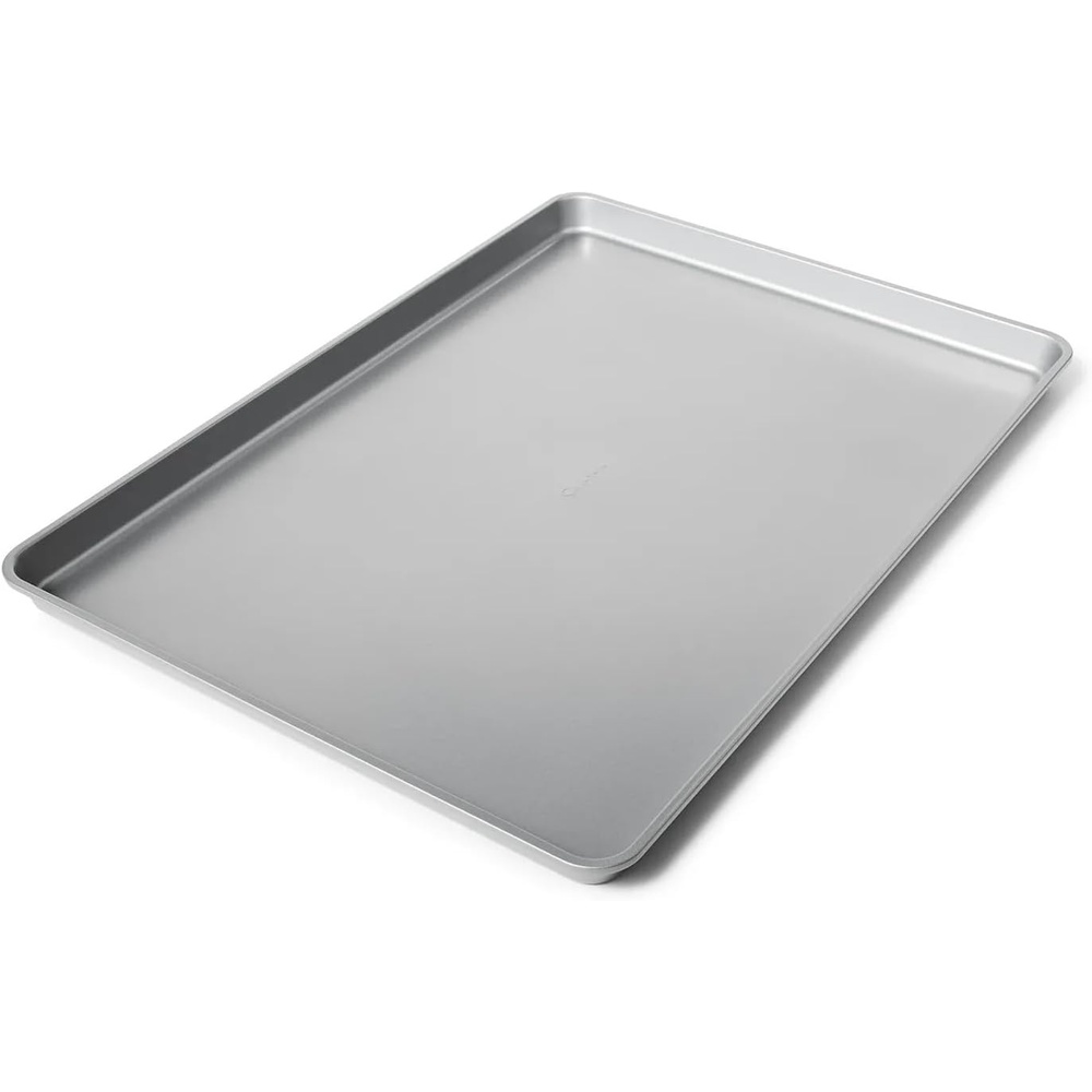 image:imageSur La Table 34 Sheet Pan Aluminized Steel Bakeware with Nonstick Silicone Coating Rolled Rims for Easy Handling WarpResistant Even Heat Distribution Oven to 450F