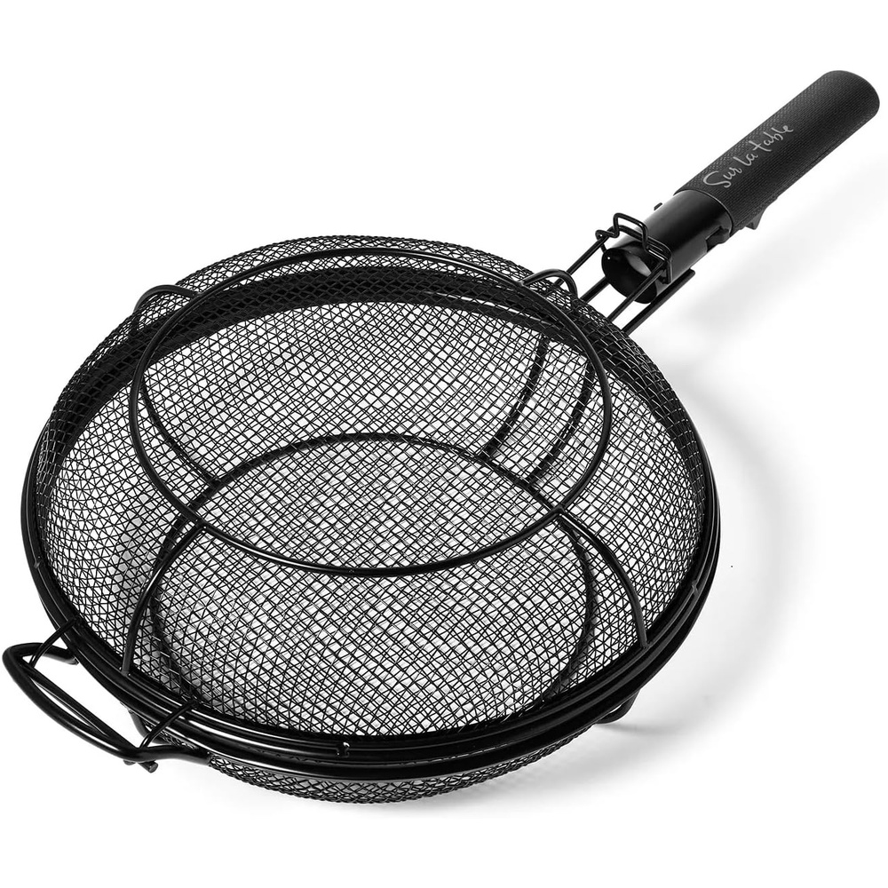 image:imageSur La Table 3in1 Nonstick Grill Basket Black