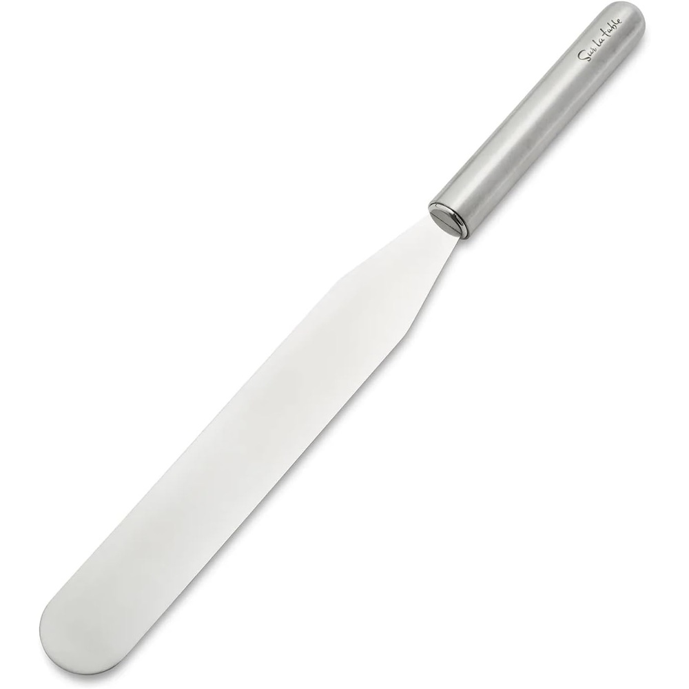 image:imageSur La Table 8 Stainless Steel Straight Spatula Professional Cake amp Cupcake Decorating Tool with Flexible Head for Smooth Frosting Durable amp Dishwasher Comfortable Grip Handle for Baking amp