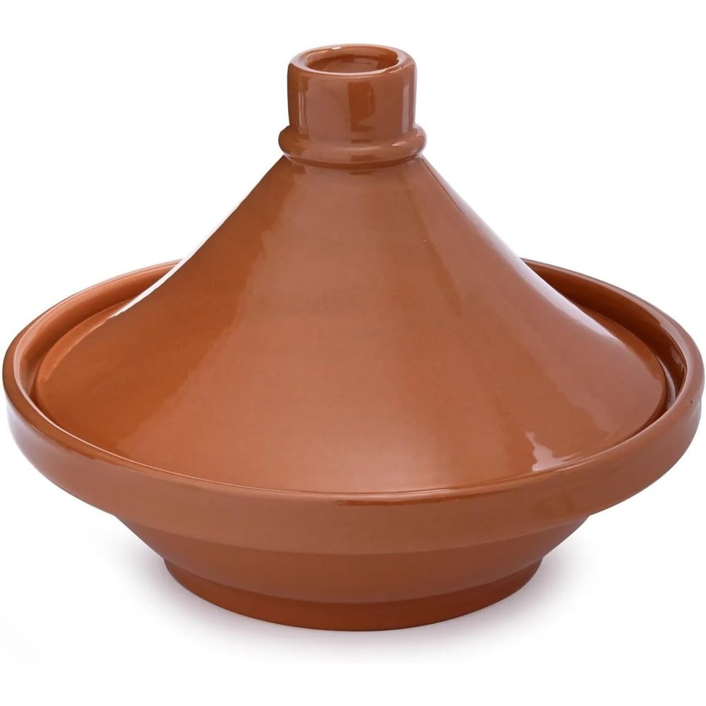 image:imageSur La Table 85 Glazed Moroccan Terra Cotta Ceramic Tagine Pot