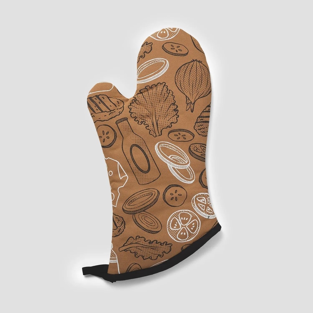 image:imageSur La Table BBQ Oven Mitt Brown
