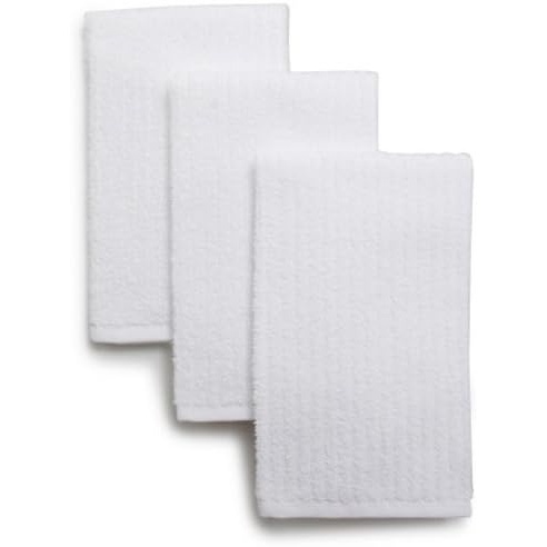 image:imageSur La Table Bar Mop Kitchen Towels Set of 3 Plush 100 Turkish Cotton Terry Towels for IndustrialStyle Heavy Kitchen Use Set of 3