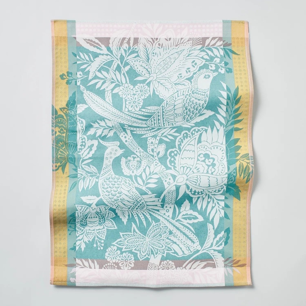 image:imageSur La Table Bird of Paradise Kitchen Towel Blue