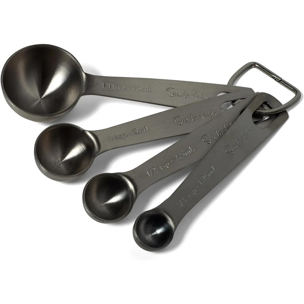 image:imageSur La Table Black Measuring Spoons Set of 4