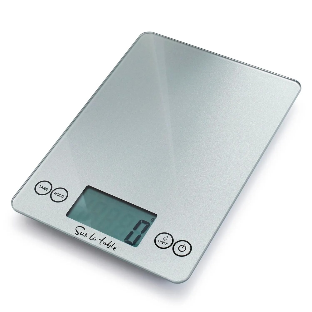 image:imageSur La Table Digital Kitchen Scale UltraSlim Food Scale with Tare Function LCD Display and Multiple Unit Modes 15 lb