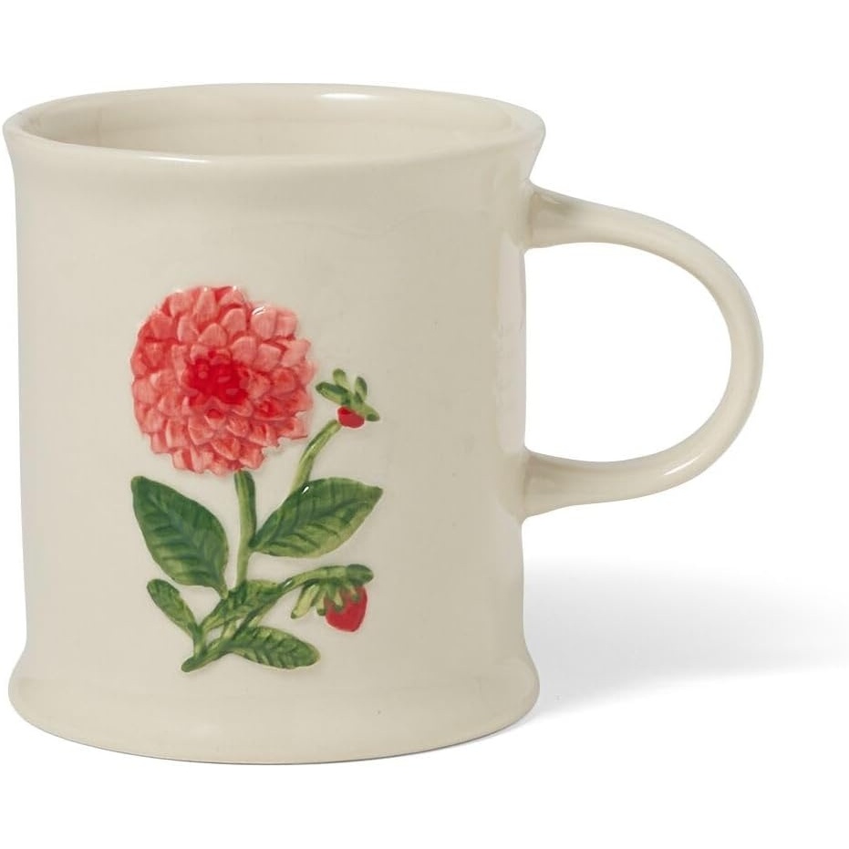 image:imageSur La Table Embossed Floral Mug Dahlia