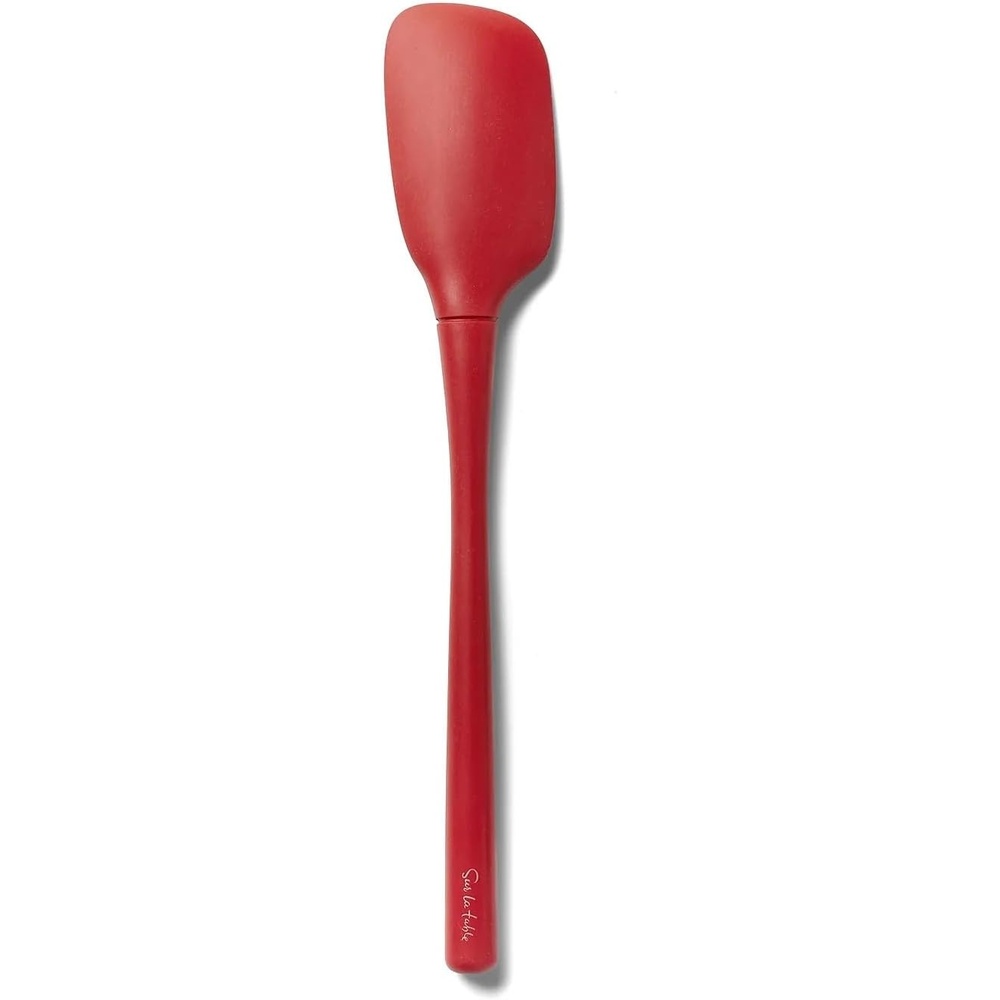 image:imageSur La Table FlexCore Silicone Spatula Spoon CharcoalDark Red