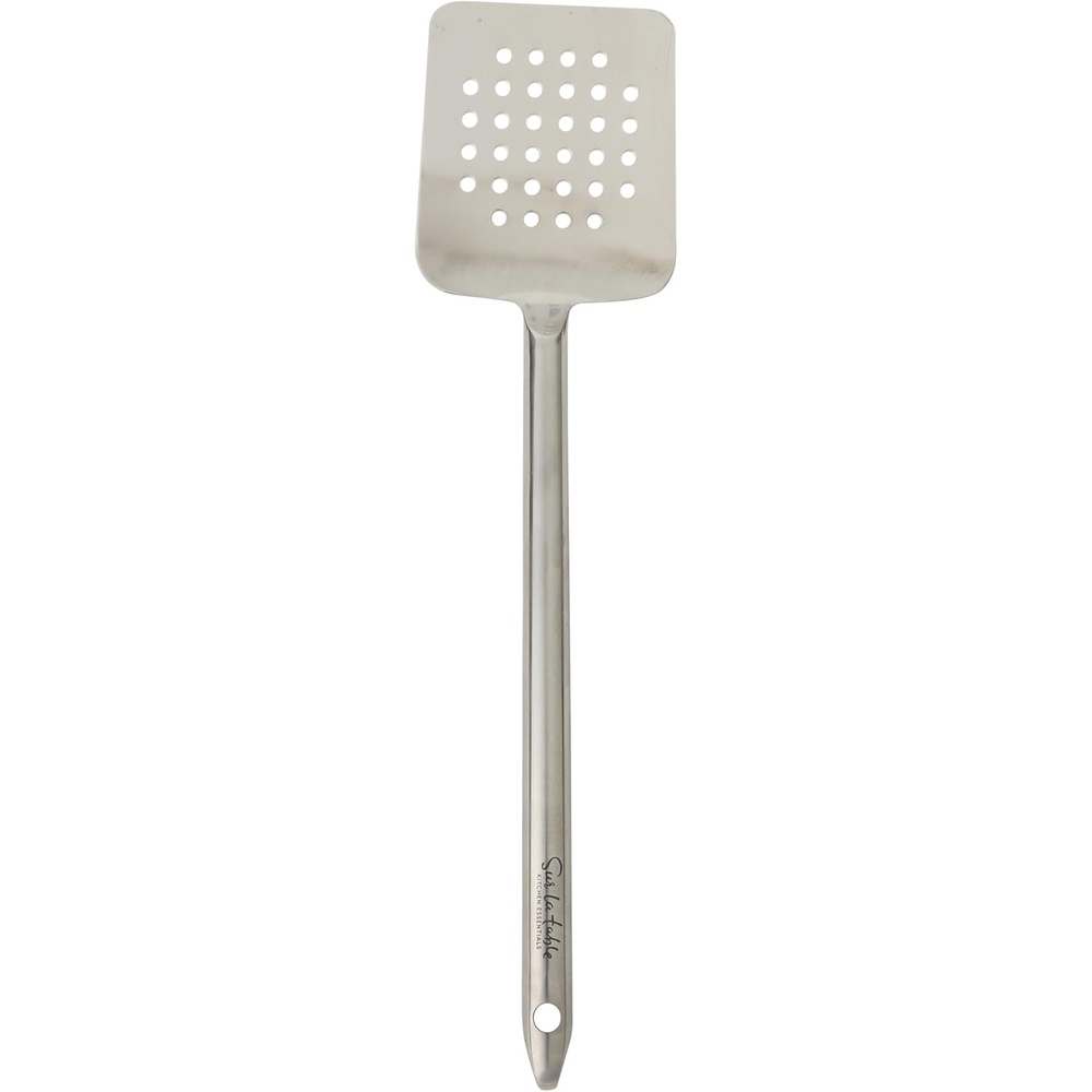 image:imageSur La Table Kitchen Essential Steelhaus Stainless Steel Soup LadleSlotted Turner