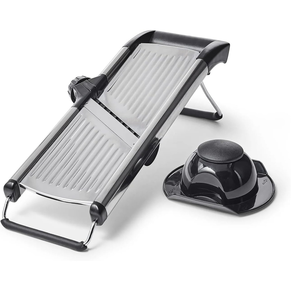 image:imageSur La Table Mandoline Slicer Adjustable Kitchen Slicing Tool with BuiltIn Slice amp Julienne Settings No Blade Changes Required Multiple Thickness Options Saves Prep Time