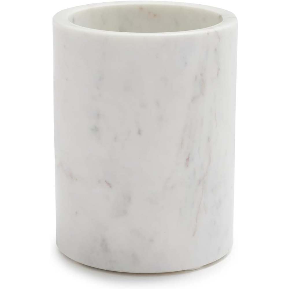 image:imageSur La Table Marble Utensil Crock White