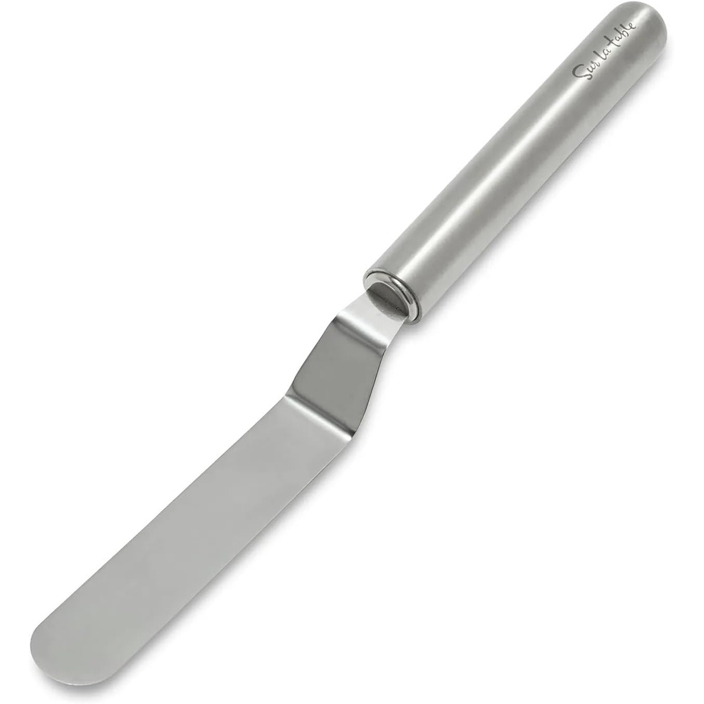 image:imageSur La Table Offset Stainless Steel Icing Spatula Angled Blade Frosting Spatula for Smooth Cake Decorating and Pastry FinishingStainless Steel