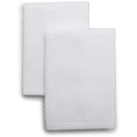 image:imageSur La Table Organic Cotton Dishcloths Set of 2 GOTSCertified Organic Cotton Dishcloths for Mindful Kitchen Cleaning Set of 2