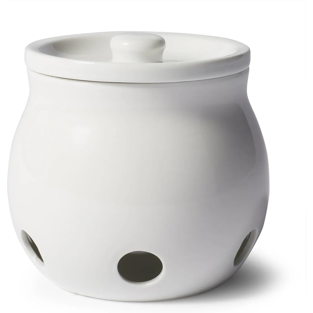 image:imageSur La Table Porcelain Garlic Keeper Vented White Lidded Jar for Keeping Fresh Garlic Ready on the Counter