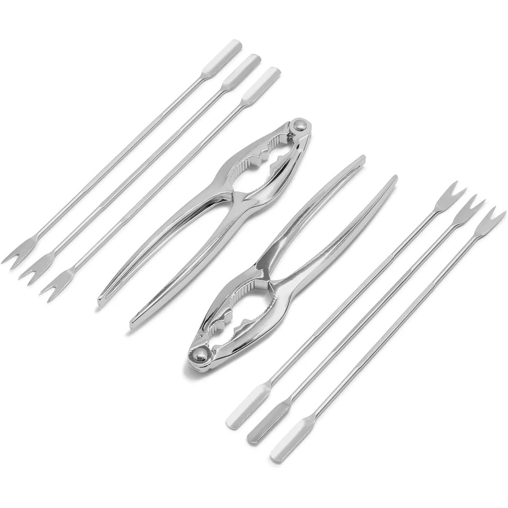 image:imageSur La Table Seafood Kit Set of 8 Silver