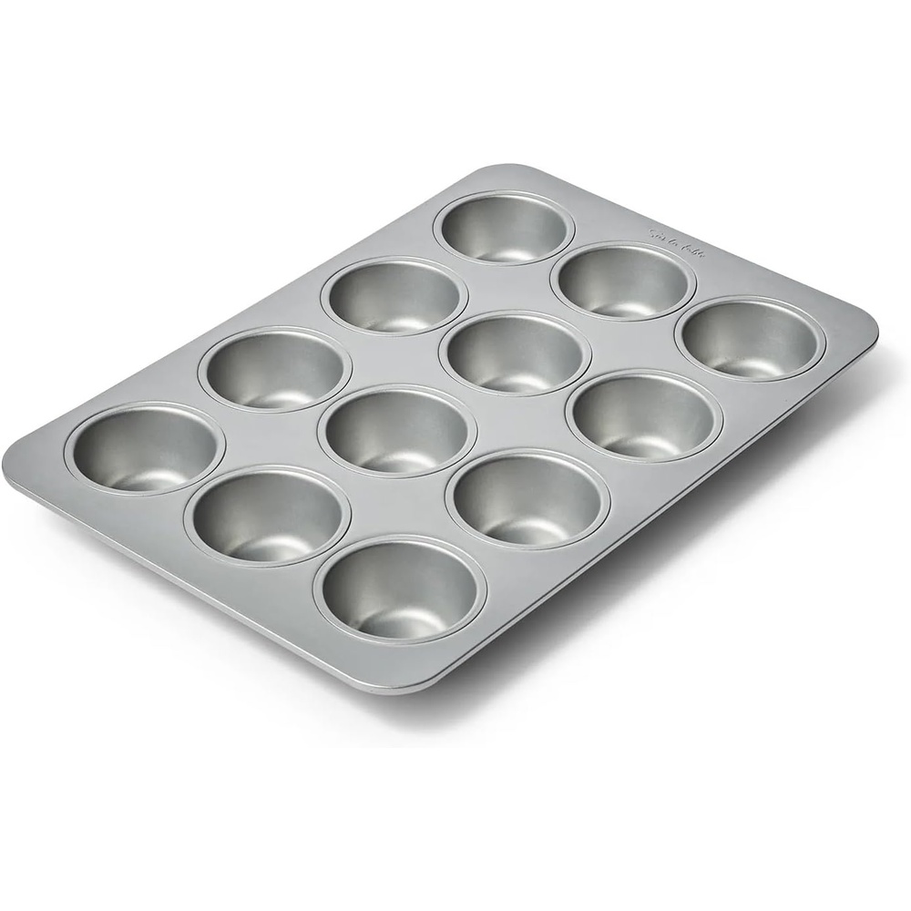 image:imageSur La Table Signature Muffin Pan Aluminized Steel Bakeware with Nonstick Coating for Even Rising and Easy Release 12 Count