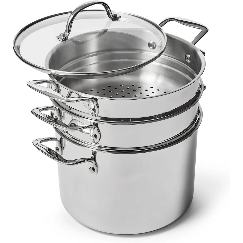 image:imageSur La Table Signature Stainless Steel Multicooker 8 qt