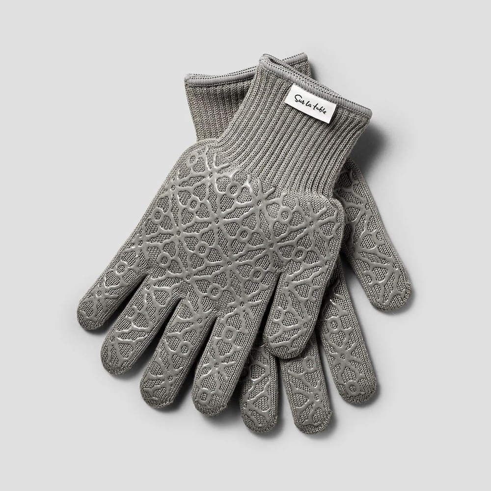 image:imageSur La Table Small Tile Oven Gloves Set of 2 Light GrayLight Gray