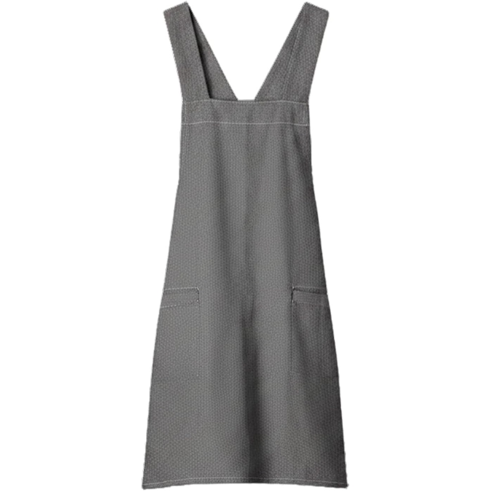 image:imageSur La Table Smock Denim Apron FullCoverage Cotton Denim Smock Apron with Pockets and Adjustable Neck Strap