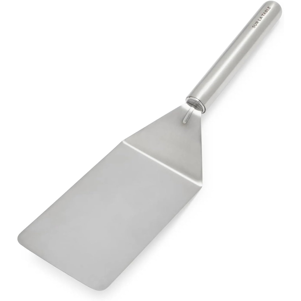 image:imageSur La Table Stainless Steel Turner 12 in ProfessionalGrade Slotted Turner for Flipping Draining and Plating 12 in