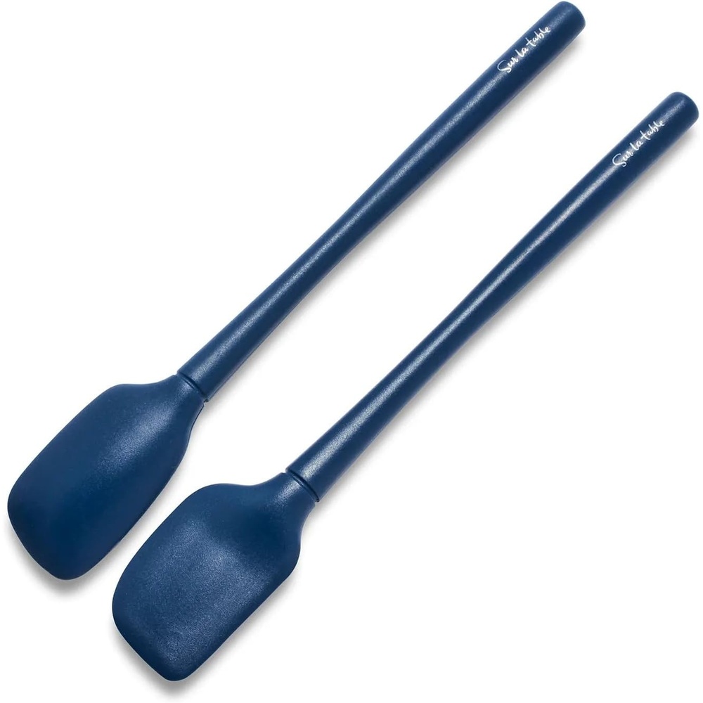 image:imageSur la table FlexCore Mini Silicone Spatula and Spatula Spoon Set of 2 Light PinkNavy
