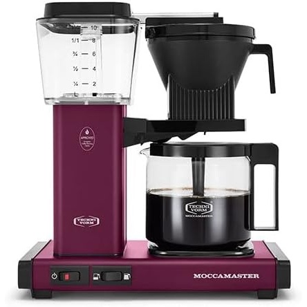 image:imageTechnivorm Moccamaster 53941 KBGV Select 10Cup Coffee Maker Polished Silver 40 ounce 125lBeetroot