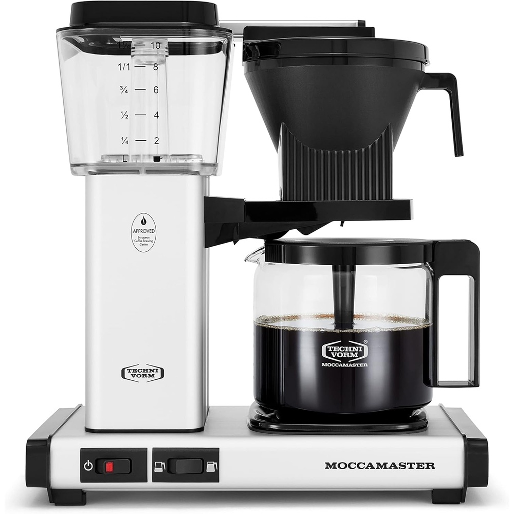 image:imageTechnivorm Moccamaster 53941 KBGV Select 10Cup Coffee Maker Polished Silver 40 ounce 125lMatte Silver