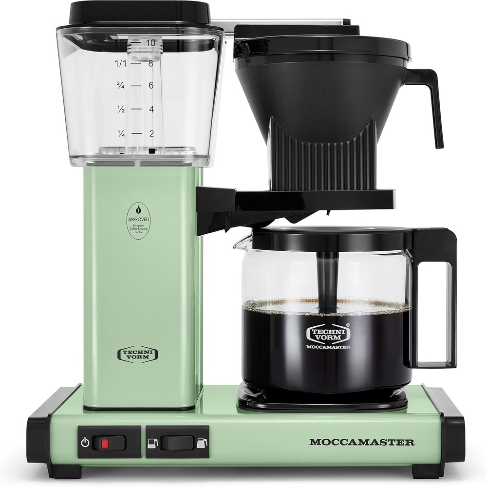 image:imageTechnivorm Moccamaster 53941 KBGV Select 10Cup Coffee Maker Polished Silver 40 ounce 125lPistachio