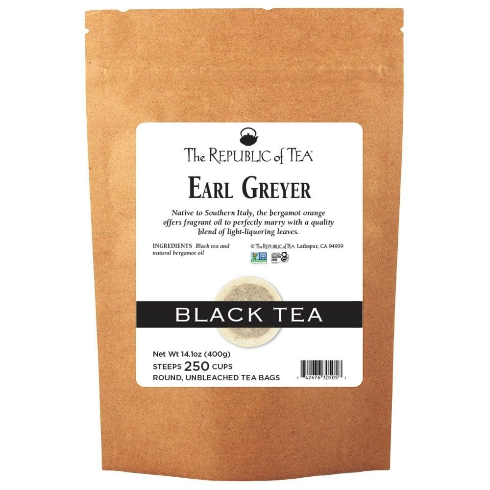 image:imageThe Republic of Tea Earl Greyer Black Tea Tin 50 Tea Bags Naturally Caffeinated250 Count Pack of 1