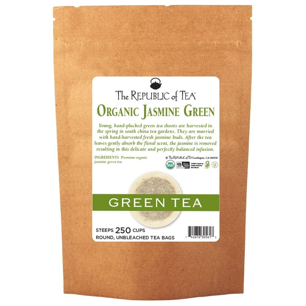 image:imageThe Republic of Tea Organic Jasmine Green Tea 50 Tea Bags250 Count Pack of 1