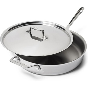 All-Clad D5 Brushed Stainless Steel Sauté Pans