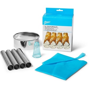 Ateco 7-Piece Cannoli Making Kit, Blue