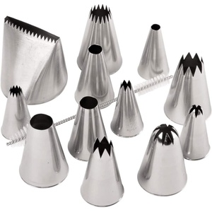 Ateco Jumbo Tip Set, Silver