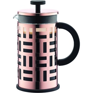 Bodum 34oz Pour Over Coffee Maker, High-Heat Borosilicate Glass with Reusable Stainless Steel Filter and Double Wall Cork Grip – Made in Portugal(Copper)
