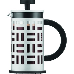 Bodum 34oz Pour Over Coffee Maker, High-Heat Borosilicate Glass with Reusable Stainless Steel Filter and Double Wall Cork Grip – Made in Portugal(Off-White)