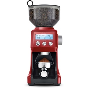 Breville BCG820BTR Smart Grinder Pro for Coffee and Espresso, Black Truffle(Cranberry Red)
