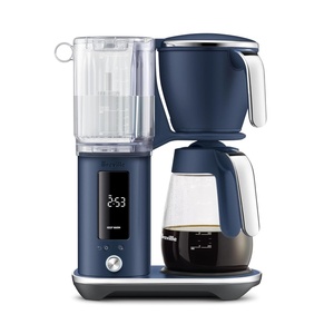 Breville Luxe Drip Coffee Machine BDC465BSS, Brushed Stainless Steel, Thermal Carafe(Damson Blue)
